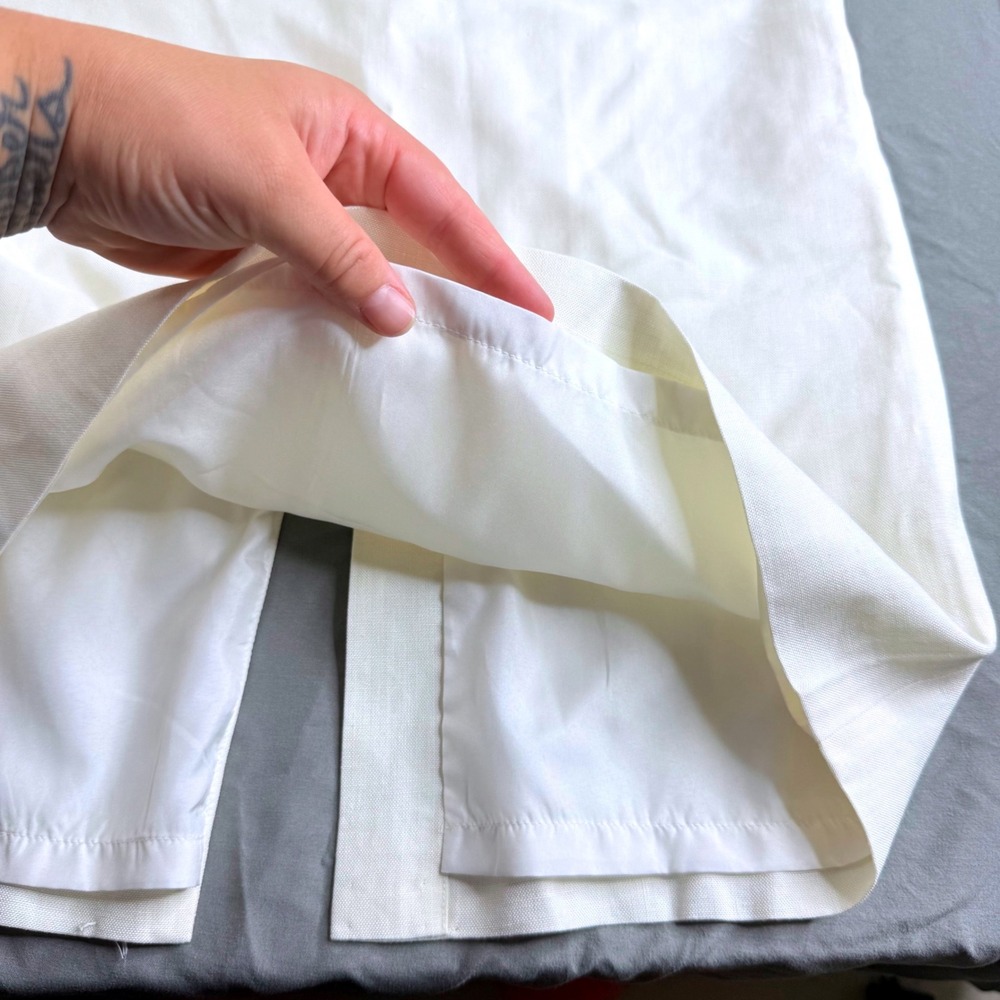 Talbots Petites White Linen Blend Maxi Skirt Size 6P Italian Fabric NWT - Picture 2 of 12